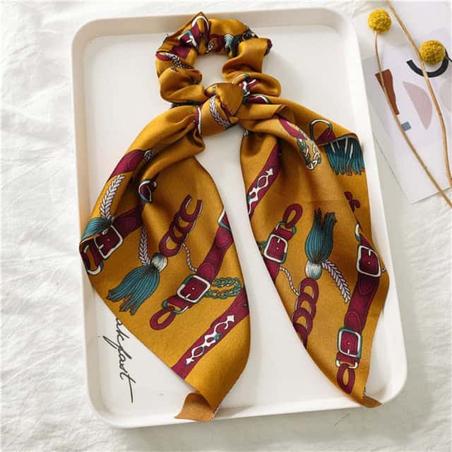 Hårband Gul Scarf Bälten & Tofsar