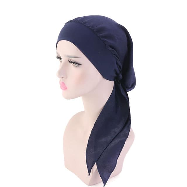 Lola Kemo-Scarf För Kvinnor Enfärgad Marinblå