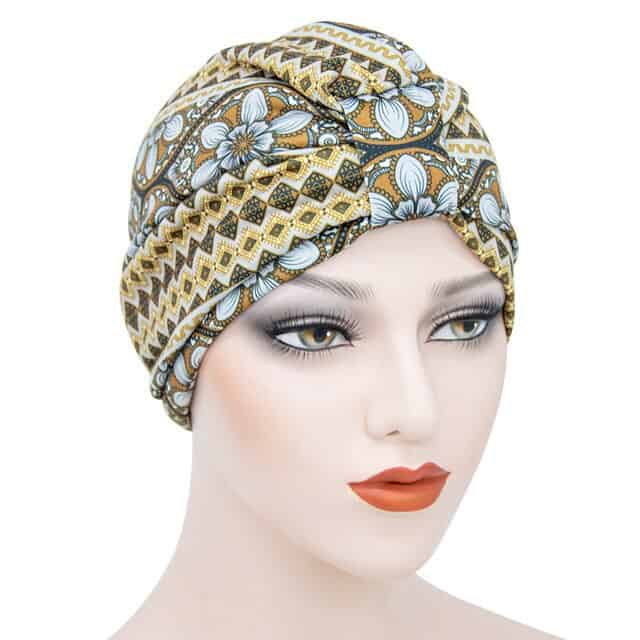 Adélie Chemo Cap Scarf För Kvinnor Grön