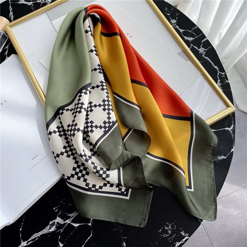 Halsduk För Hår 70 Khaki - Gazielle
