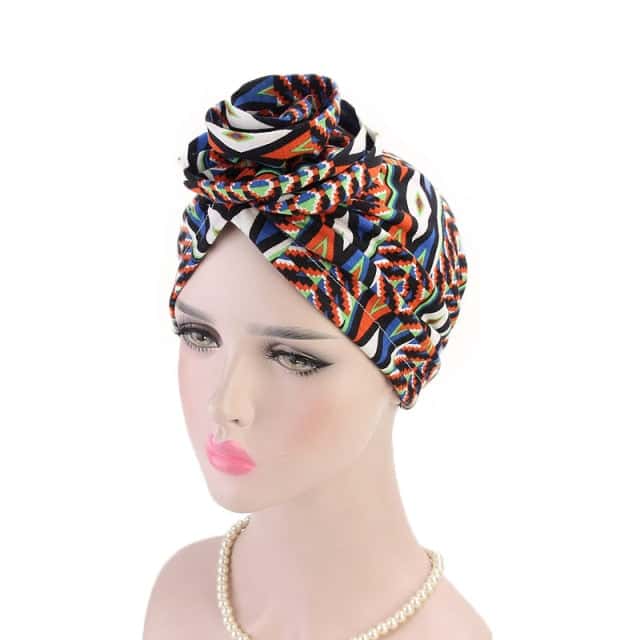 Orange Chemo Turban Halsduk - Exianne