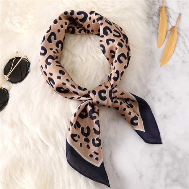 Laurence Scarf Leopardmönster Damhår